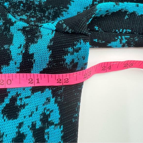 Ming Wang faux leather chain trim cardigan jacket sz XL - Picture 3 of 6